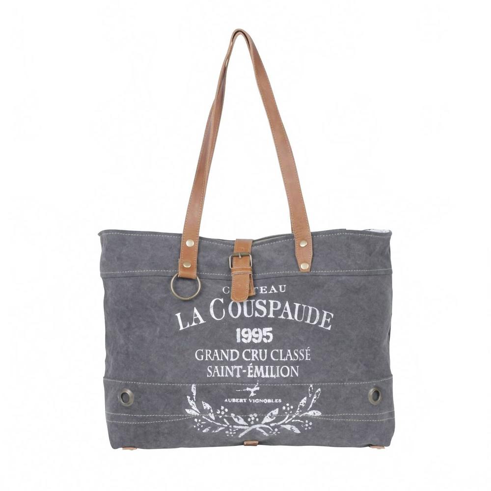 NEW MYRA BAGS women's shadows tote bag in grey